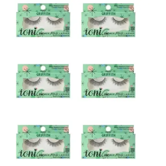 IONI Lash GRIFFITH Wispy Medium Crisscross(Pack of 6) image {1}