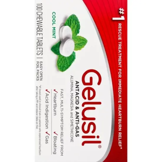 Gelusil Antacid & Anti-Gas 100 ea image {1}