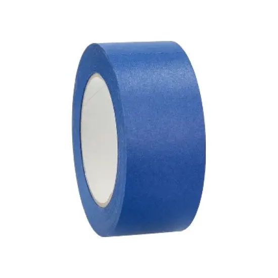 PSBM 24 Rolls Blue Painters Masking Tape, 2" x 60 Yards, 5.5 Mil for Walls Painting image {6}