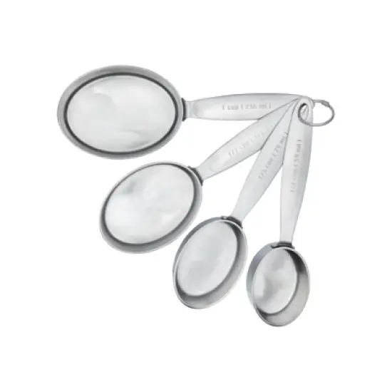 Cuisipro Stainless Steel Measuring Cup Set, 4 Piece image {1}