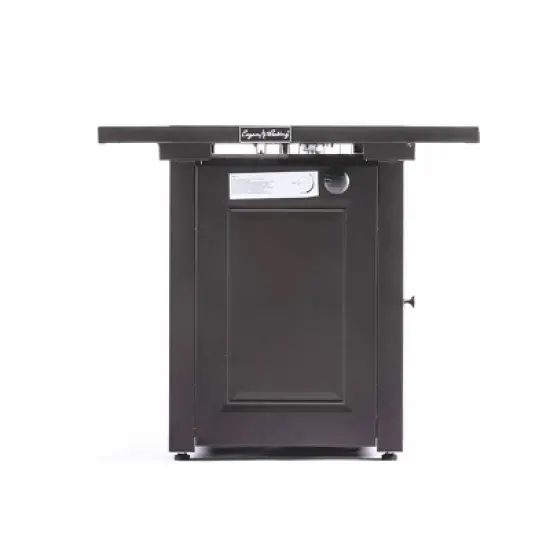 Garden Comfort 28" Square Outdoor Fire Table Mocha image {7}