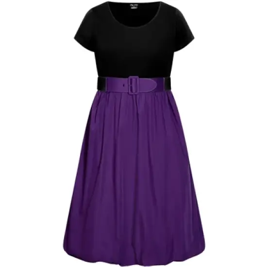 Women's Plus Size Paris Days Dress - petunia | CITY CHIC image {7}