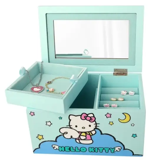 Sanrio Hello Kitty Cloud Jewelry Box With Tray image {4}