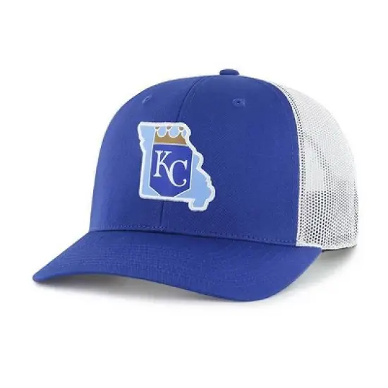 MLB Kansas City Royals Gaze Hat: Adjustable Snapback, Team Logo, Mesh Fabric image {3}