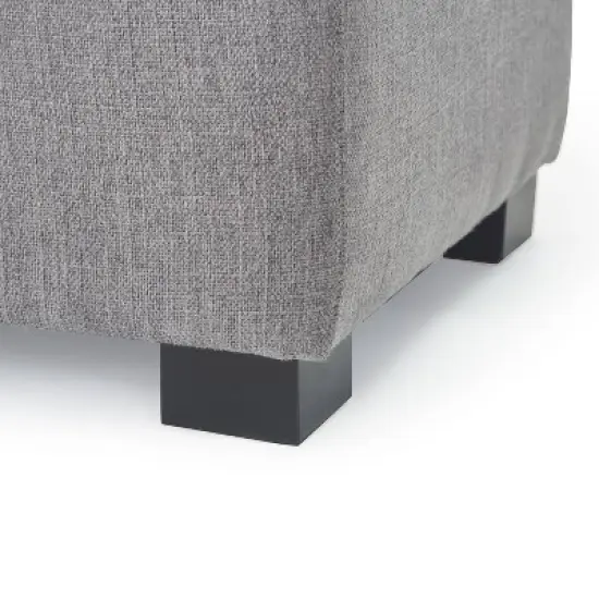 Arlo Tufted Storage Bench Gray - Adore Decor image {5}
