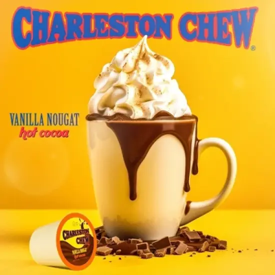 Charleston Chew Vanilla Hot Cocoa, Compatible Keurig KCup Brewers, 40 Count image {6}