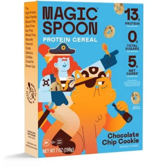 MAGIC SPOON Chocolate Chip Protein Breakfast Cereal - 7oz image {6}