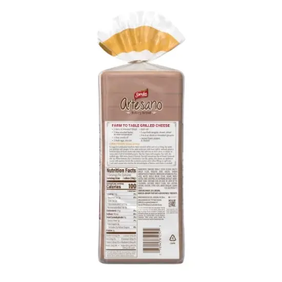 Sara Lee Artesano Golden Wheat Bread - 20oz image {4}