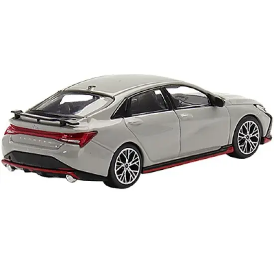Hyundai Elantra N Cyber Gray Metallic Limited Edition to 2400 pieces Worldwide 1/64 Diecast Model Car by True Scale Miniatures image {2}