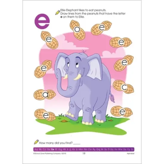 School Zone Alphabet 64-Page Workbook - (Paperback) image {4}