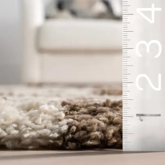 Nuloom Adelaide Mid-Century Checkered Shag Indoor Area Rug image {4}