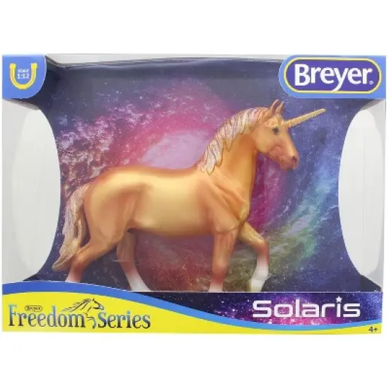 Breyer Freedom Series Unicorn Solaris 1:12 Scale Model Horse image {1}