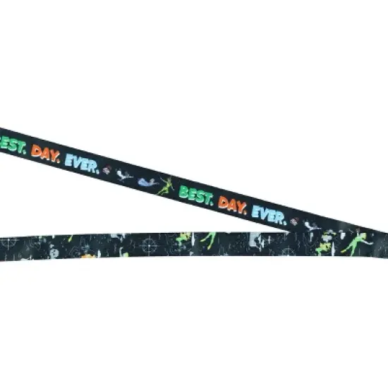 Disney Peter Pan Best Day Ever Lanyard with ID Badge Holder and Rubber Charm image {4}