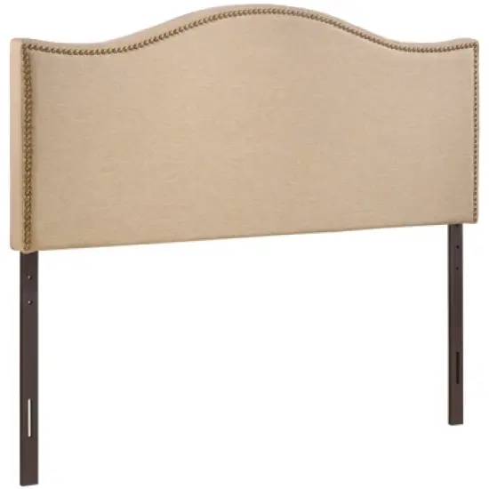 Curl Queen Nailhead Upholstered Headboard - Modway image {5}