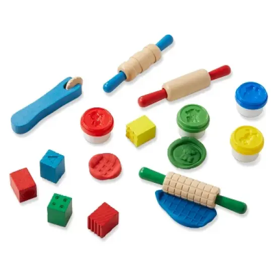 Melissa & Doug Clay Play Activity Set - With Sculpting Tools and 8 Tubs of Modeling image {2}