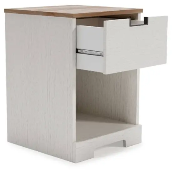 Vaibryn 1 Drawer Nightstand White - Signature Design by Ashley image {11}