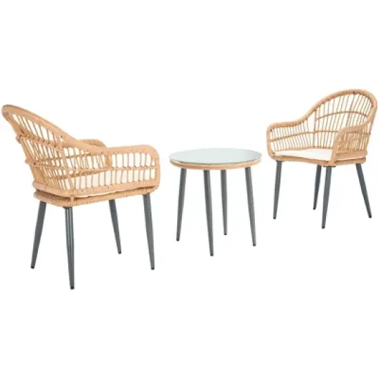 Berlen 3 Piece Lounger Set - Indoor/Outdoor - PAT9012 - Safavieh image {5}