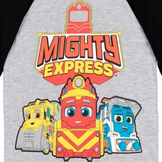 Mighty Express Nate Brock Milo 2 Pack Long Sleeve T-Shirt Gray/Red  image {3}