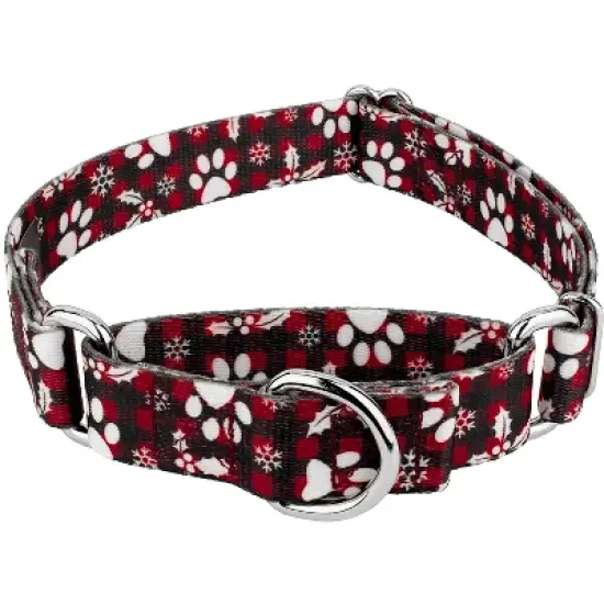 Country Brook Petz Christmas Plaid Martingale Dog Collar image {6}