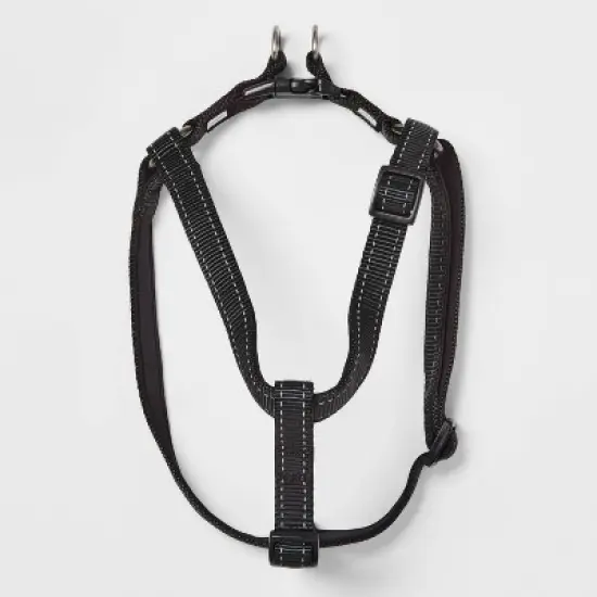 Core Reflective Step in Dog Adjustable Harness - Black - Boots & Barkley&trade; image {2}