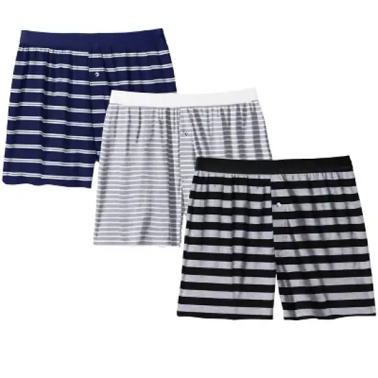 KingSize Men's Big & Tall Cotton Boxers Multipack image {12}