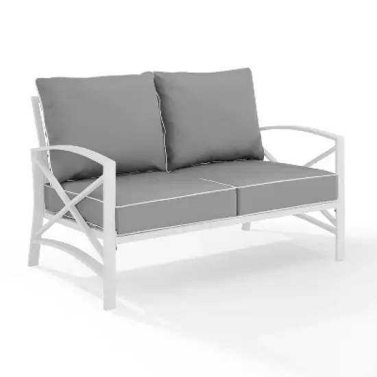 Crosley Kaplan Outdoor Patio Loveseat image {1}