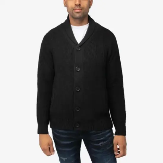 X RAY Men's Shawl Collar Cardigan image {8}