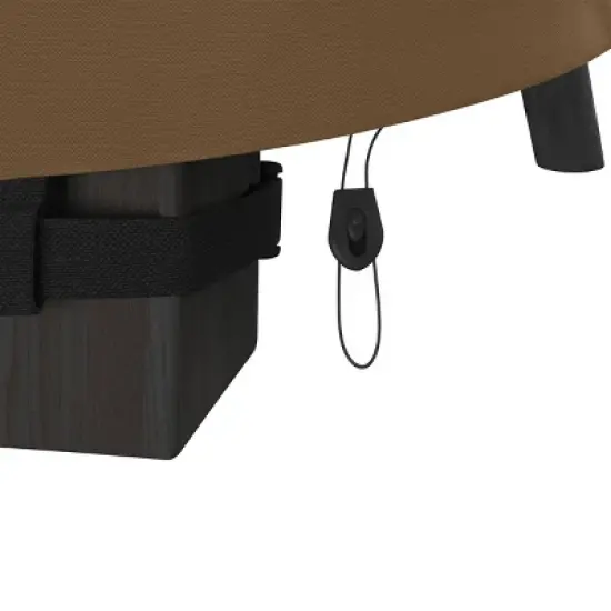 Pure Garden 88" Patio Table Cover Beige image {7}