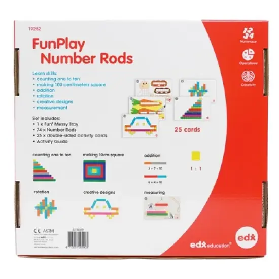 Edx Education FunPlay Number Rods image {1}