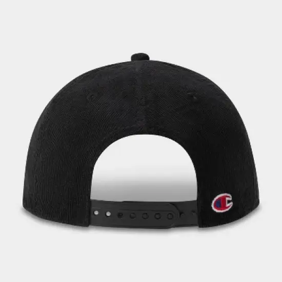 Champion Adult Hobby Corduroy Baseball Hat - Black image {1}