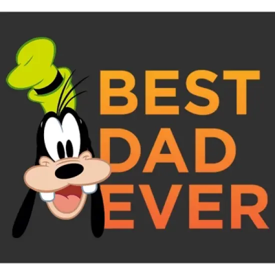 Men's Mickey & Friends Father's Day Best Goofy Dad Ever T-Shirt image {1}