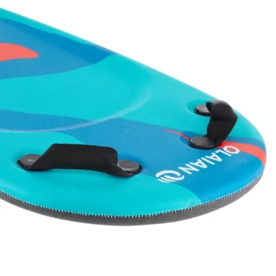 Decathlon Radbug  Bodyatu Bodyboard with Handles, Turquoise image {3}