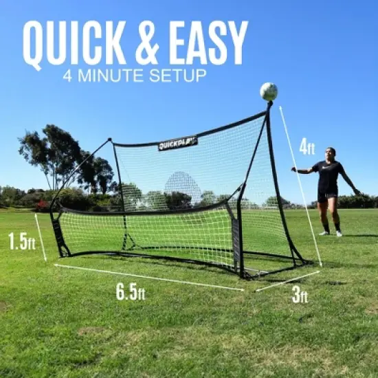 QUICKPLAY TEKKERS Trainer - Dual Soccer Net Rebounder image {3}