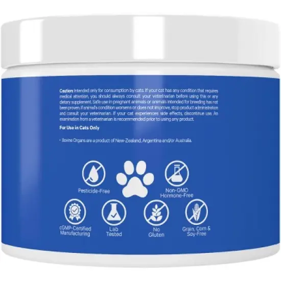 Codeage DNA PET Happy Healthy Organs & Glands Supplement For Cats -1.48oz image {5}