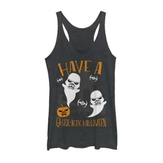 Women's Star Wars Ghoulactic Halloween Stormtrooper Racerback Tank Top image {3}
