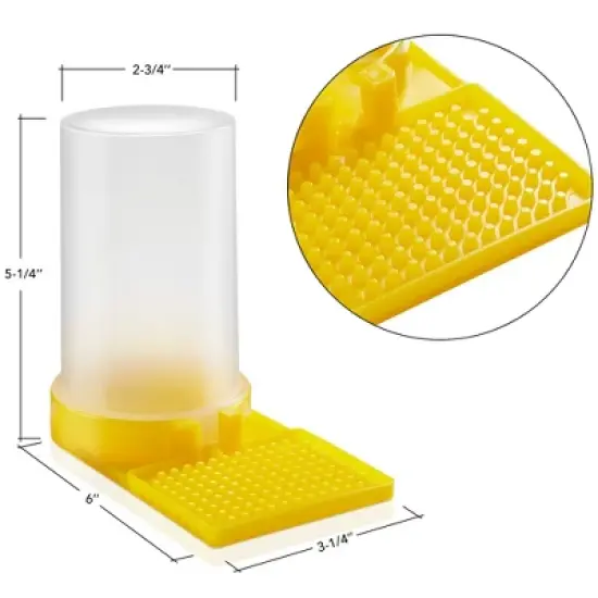 Honey Keeper 2-Pack Beehive Water Dispenser, Bee Hive Entrance Feeder Beekeeping Tool image {3}