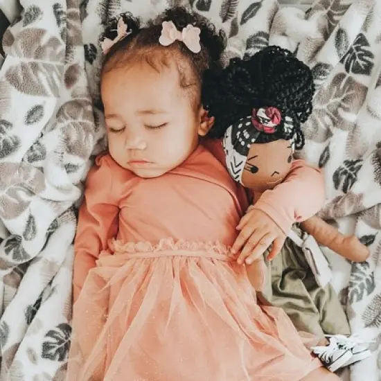 HarperIman Imani 14'' Plush Linen Doll image {6}