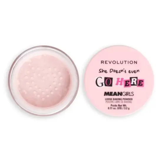 Makeup Revolution x Mean Girls Cherry Pink Loose Powder - 0.11oz image {3}