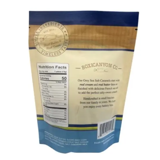 Boxicanyon Caramels 12 Count Grey Sea Salt Caramels - Pack of 3 image {3}