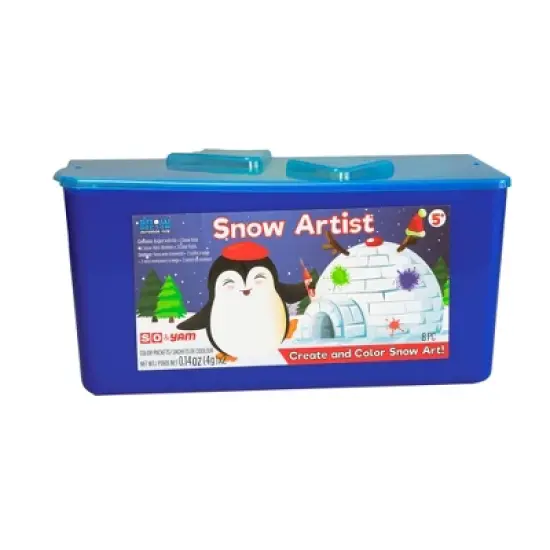 Snow Artist Bucket 8pc Set image {1}
