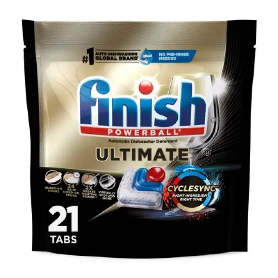 Finish Fresh Ultimate Dishwasher Detergent Tablets - 21ct image {7}