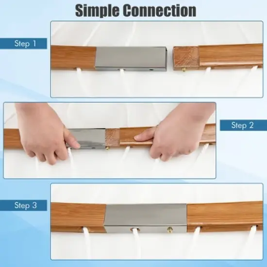 Tangkula Hammock Chair with Stand Portable Bag Cushion Pillow Heavy Duty Frame image {6}