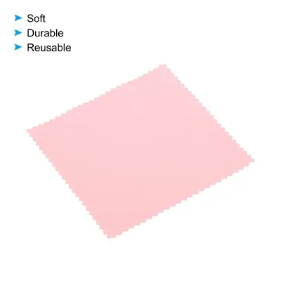 Unique Bargains Reusable Double-Sided Microfiber Brass Jewelry Cleaning Cloth 50 Pcs image {3}