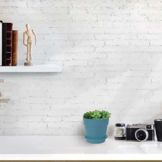 Unique Bargains Plastic Home Garden Gardening Round Design Plant Flower Holder Planter Pot Tray image {2}