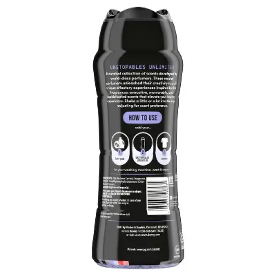 Downy Unstopables Unlimited Scent Booster Beads Laundry Additives - Bergamot Orris Vetier - 21.1oz image {15}