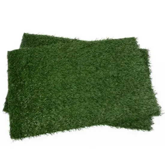 2 Pack Dog Grass Potty Pad For Dogs Professional Potty Training Reusable Artificial Grass For Dogs Portable Dog Grass Turf Potty Pad Indoor Outdoor image {2}