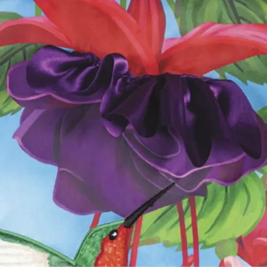 Hummingbirds Applique Garden Flag image {5}