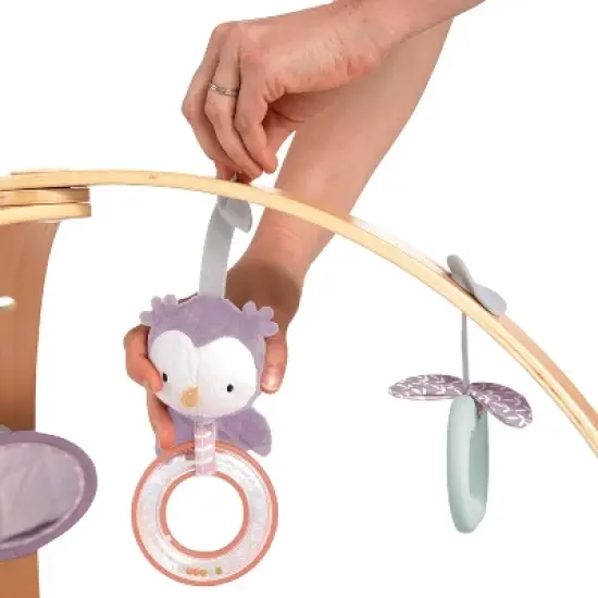 Ingenuity Cozy Spot Reversible Duvet Activity Gym with Wooden Toy Bar image {7}