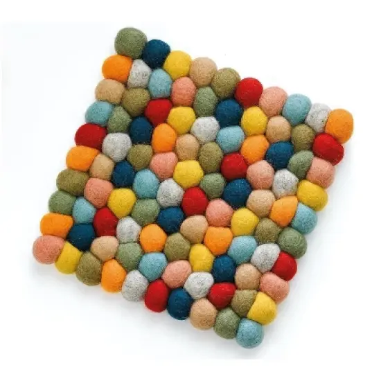 CILIO VIRGIN WOOL TRIVET "COLORE" image {3}