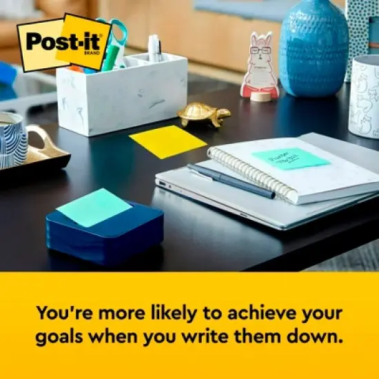 Post-it Pop-Up Original Notes, 3 x 3 Inches, Floral Fantasy Colors, Pad of 100 Sheets, Pack of 12 image {3}